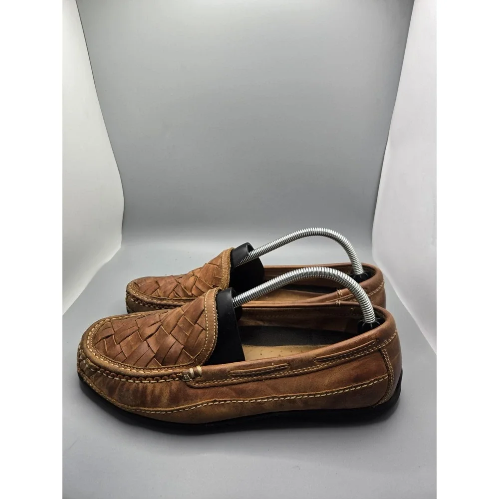Johnson‎ & Murphy Men's Size 9 Brown J&M Sheepskin Memory Foam 25-85736